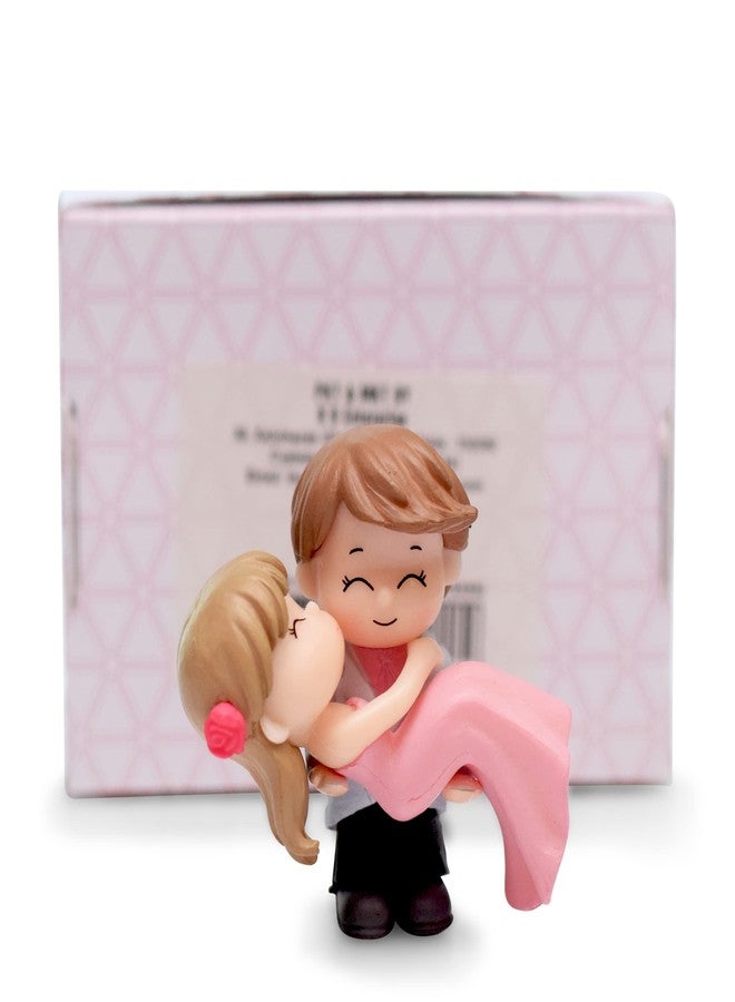 iDream Resin Couple Showpiece - Romantic Birthday Gift for Boyfriend/Girlfriend, Elegant Decorative Figurine for Love and Special Occasions (Pink) - Image 5